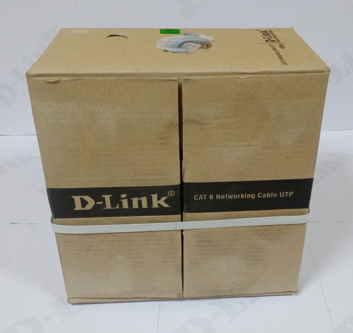 D-Link CAT6 UTP Ethernet Lan Cable 100M Roll 23AWG Solid Bare Copper Bundle - NCB-C6UGRYR-100 D-Link CAT6 UTP Ethernet Lan Cable 100M Roll 23AWG Solid Bare Copper Bundle - NCB-C6UGRYR-100